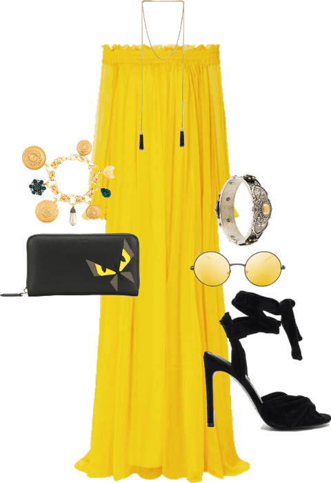 Yellow Submarine - Dolce & Gabbana Charm Bracelet (480x700), Png Download