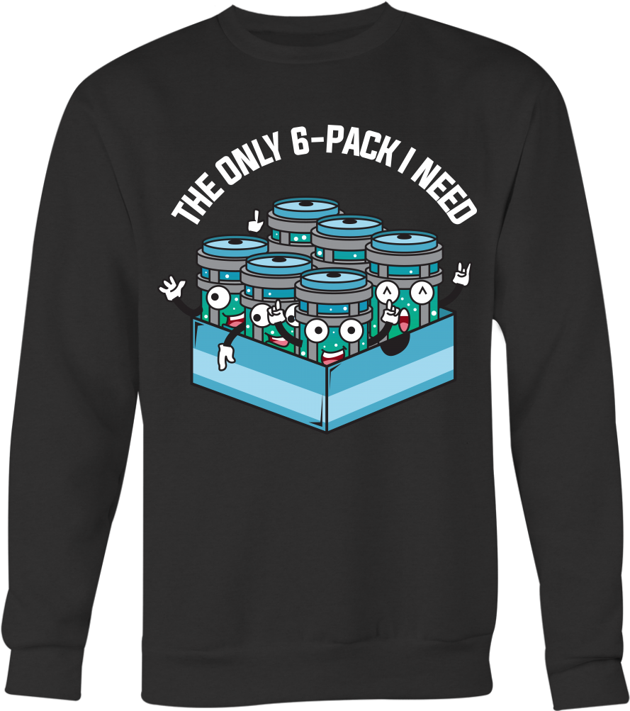 Crewneck Sweatshirt, Chug Jug Six-pack - Ve Looked Into It Shirt (1024x1024), Png Download