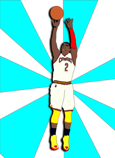 Dsango1kyrie Irving (400x548), Png Download