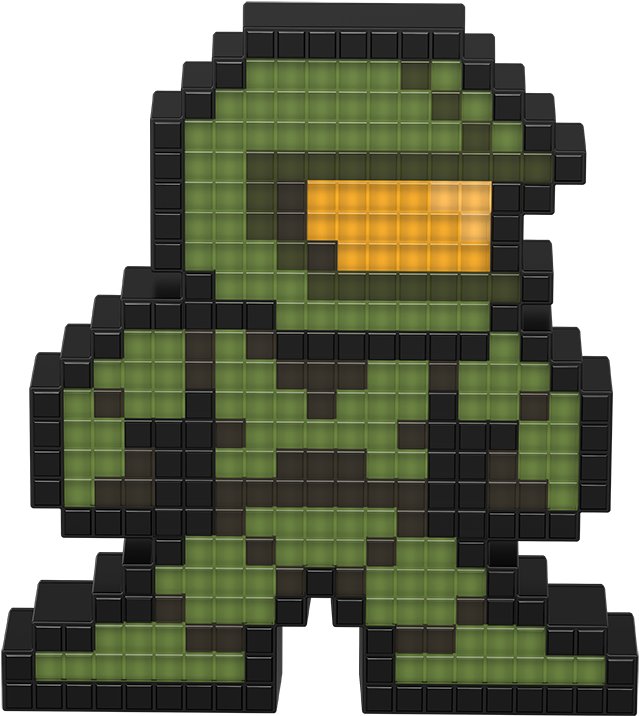 Pdp Pixel Pals - Pixel Pals Halo Master Chief (800x1028), Png Download