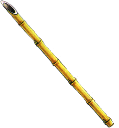 [suggestion] Bamboo Rod As Next Pickaxe Skin - Bamboo Staff Png (394x424), Png Download