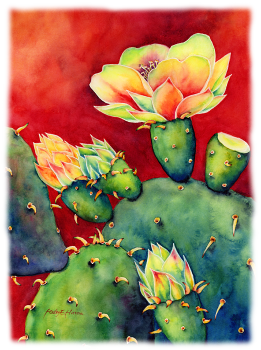Bleed Area May Not Be Visible - Desert Bloom (522x700), Png Download