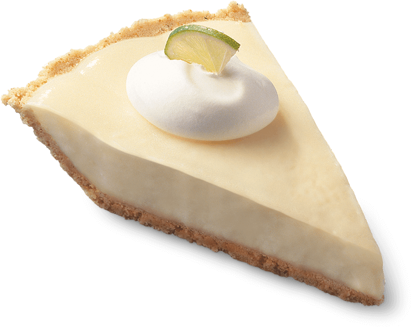 Key West Icebox Pie Untopped Chef - Key Lime Pie Transparent (829x657), Png Download
