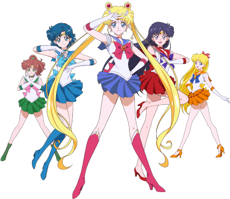 Anime Fight, Sailor Moon Fan Art, Sailor Moon Crystal, - Sailor Moon Crystal Png (540x420), Png Download