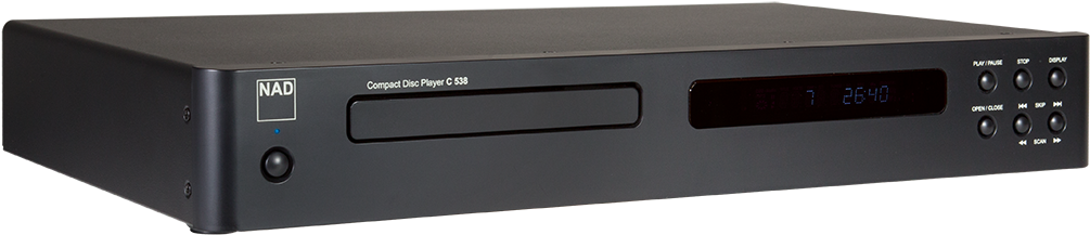 Performance Cd Player - Nad C538 Cd Player (1200x475), Png Download