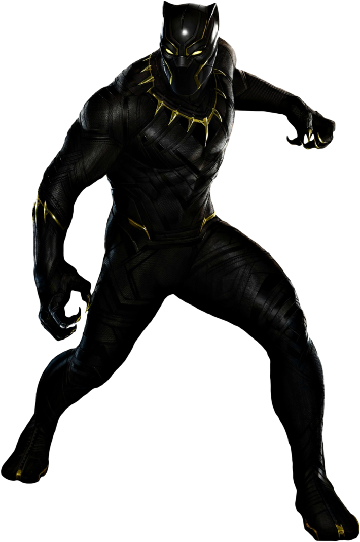 Black Panther - Black Panther Civil War Png (739x1081), Png Download