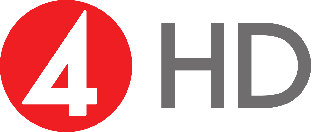 Hd Dvd Logo Png Download - Tv4 Hd Logo (1280x542), Png Download