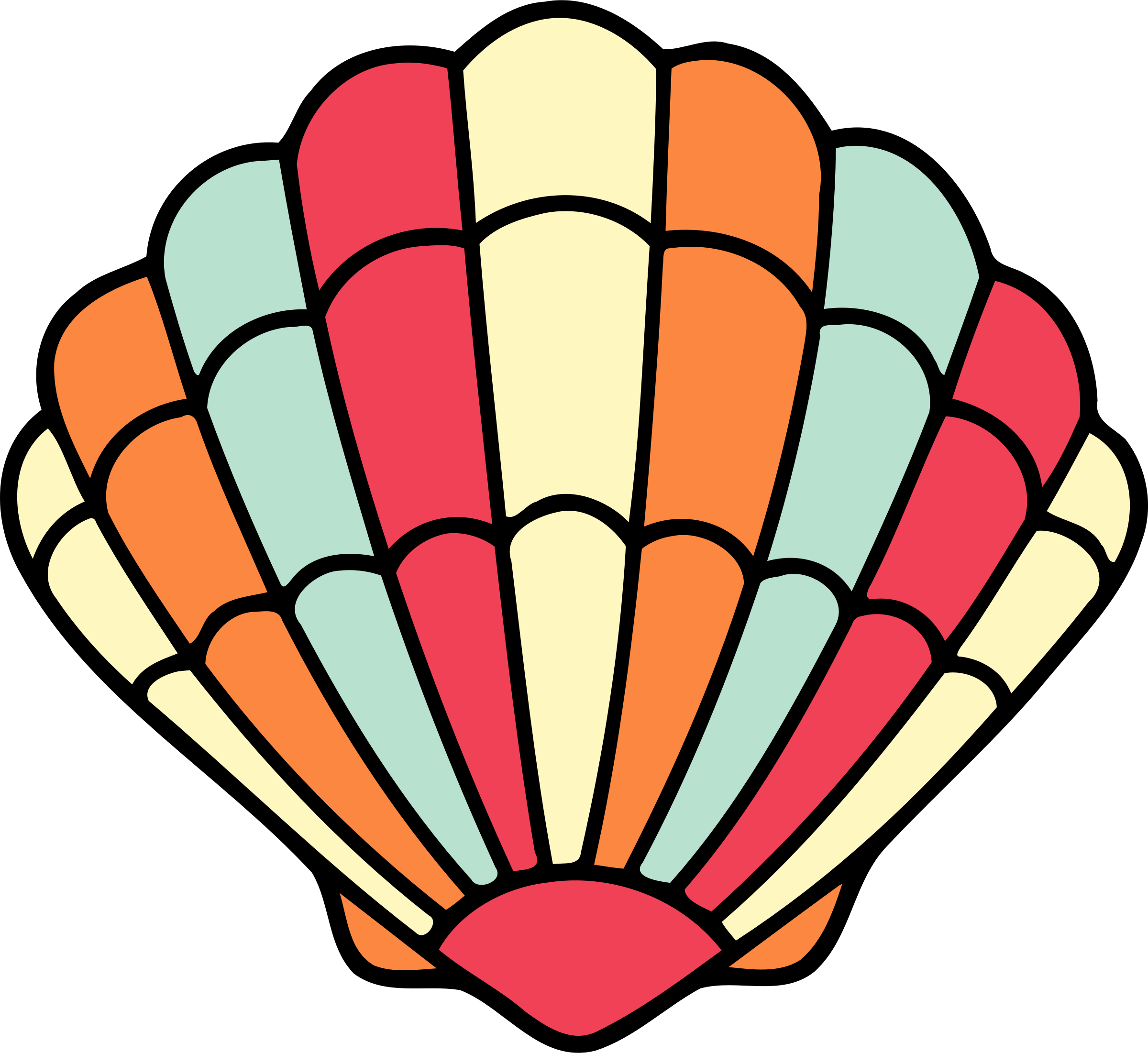 This Free Icons Png Design Of Sea Shell 45 (2400x2202), Png Download