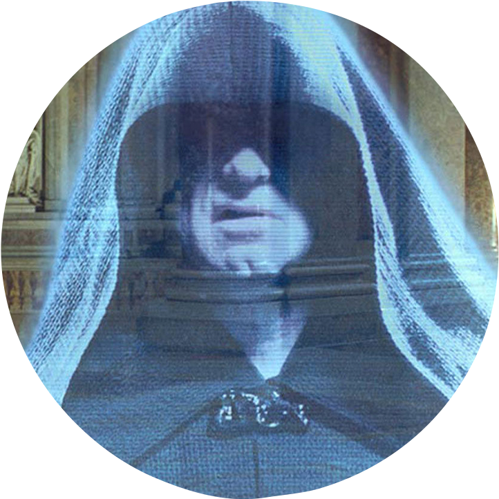 Darth Sidious - Unexpected Move For Her (722x722), Png Download