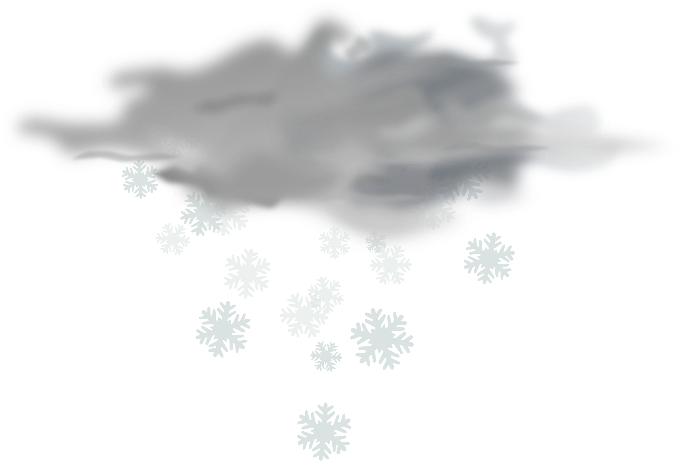 Mist Clipart Foggy Weather - Snow Showers Weather Icon (2400x2400), Png Download