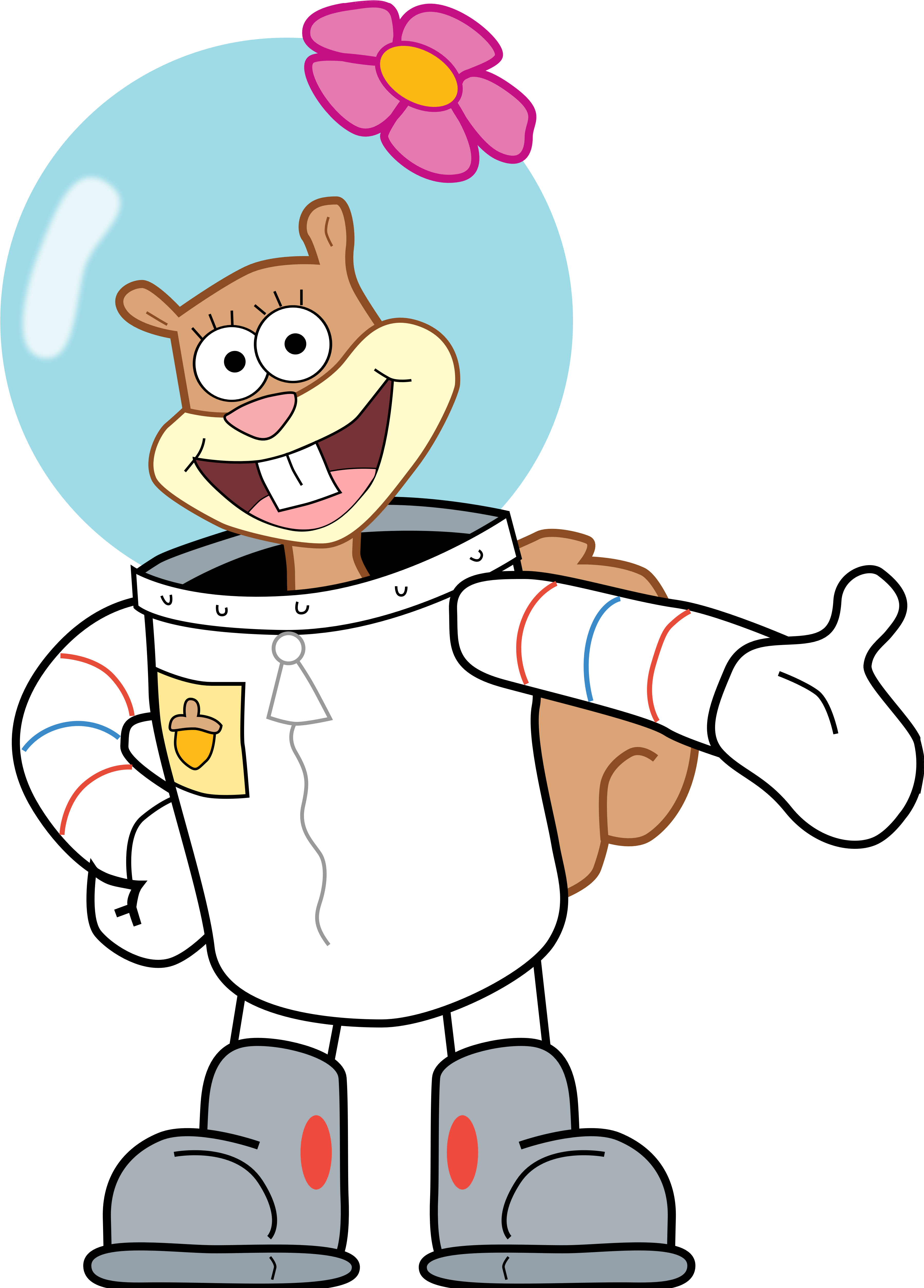 Sandy Spongebob Png - Sandy From Spongebob (3600x5050), Png Download