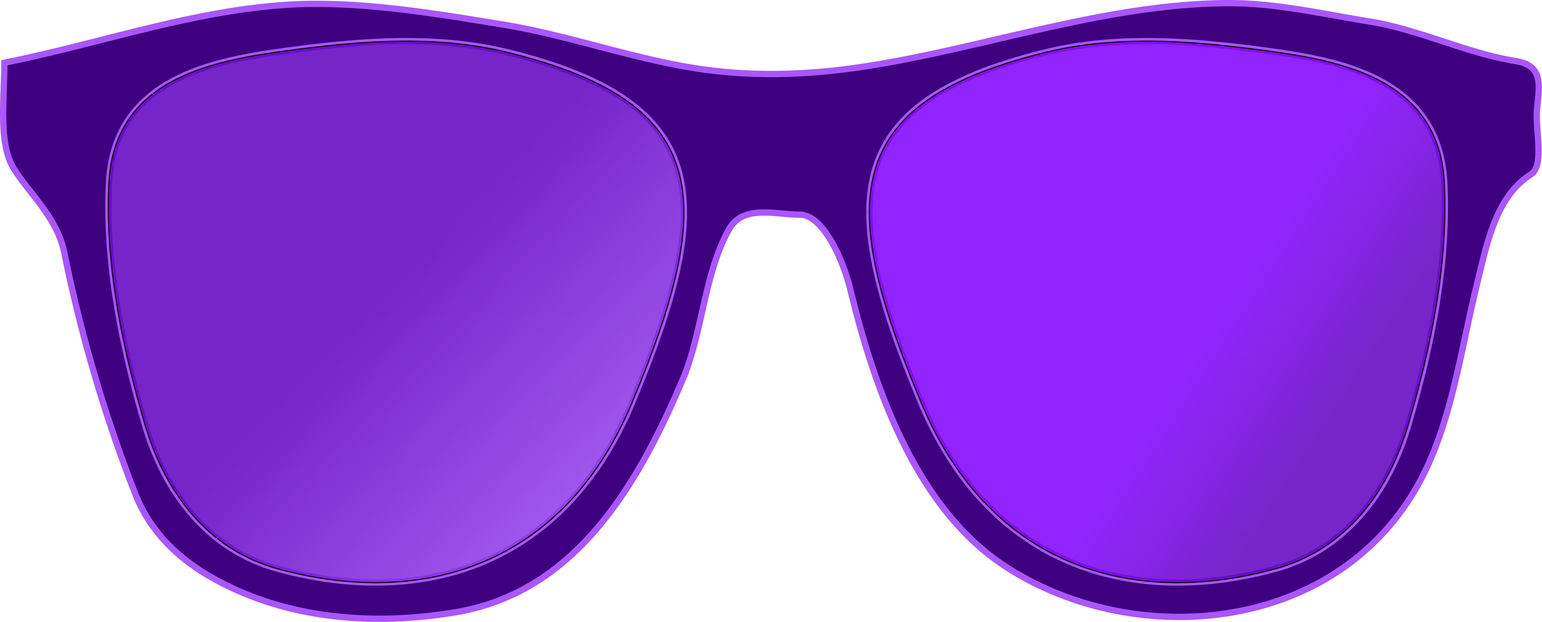 Sunglasses Free Pink Clip Art Png Transprent - Pink Sunglasses Transparent Background (5113x2063), Png Download