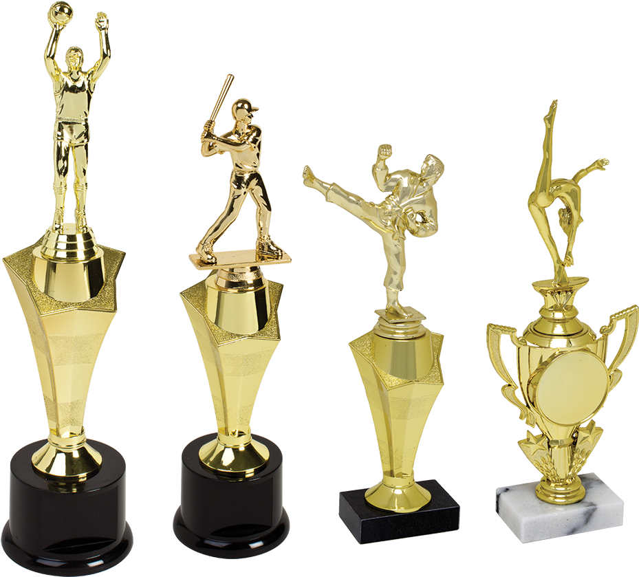 Rising Star/rising Cup Trophies - Sports Trophy Png (1000x856), Png Download