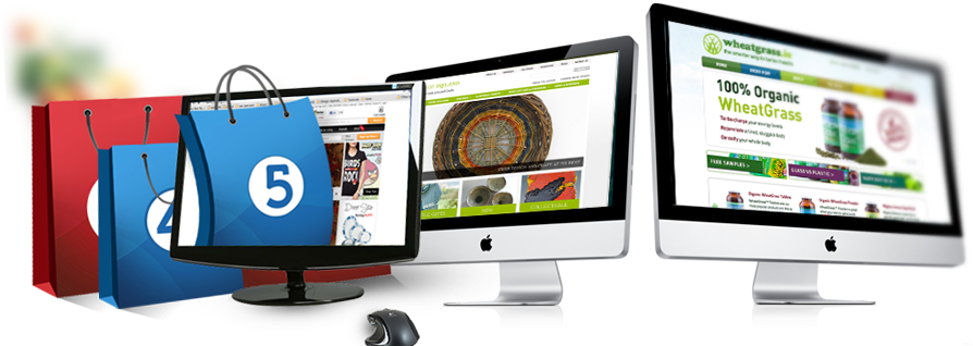 E Commerce Website Design (1000x355), Png Download