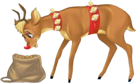 Rudolph The Red Nosed Reindeer Xmas Images - Rudolph The Red Nosed Reindeer Png (500x300), Png Download