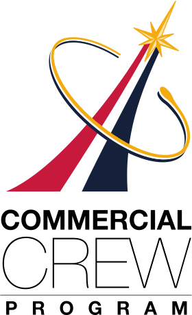Commercial Crew Development - Commercial Crew Program Logo (280x459), Png Download