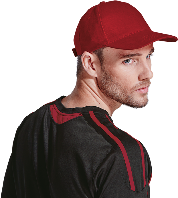 6 Panel Brushed Cotton Cap Hw003 - Cotton (700x700), Png Download
