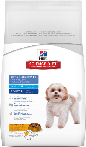 Sd Adult 7 Plus Active Longevity Small Bites - Hills Active Longevity Small Bites (500x500), Png Download