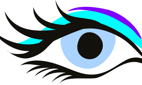 Fast And Easy Eyelash Curling - Eyelash (555x333), Png Download