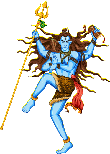 Lord Shiva Mantra - Lord Shiva Printed T Shirt (372x544), Png Download