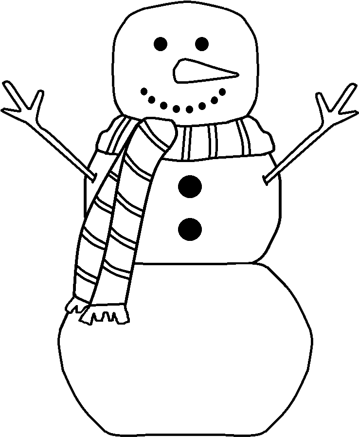 Graphics By Ruth - Snowman Black Background Cartoon (771x915), Png Download