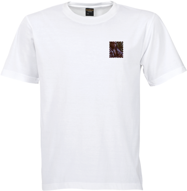Xxxtentacion Stamp - White T Shirt Mockup Png (662x662), Png Download