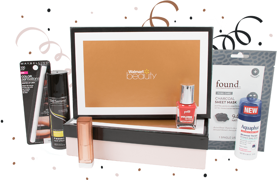 Walmart Beauty Box Winter 2017-2018 Box Full Spoilers - Walmart Beauty Trendsetter Box Winter 2017 (1000x629), Png Download