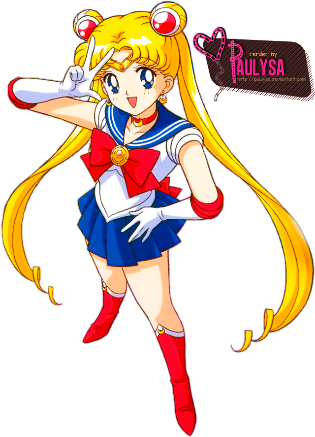 Sailor Moon Long Hair Top View - Sailor Moon Immagini Più Belle (663x908), Png Download