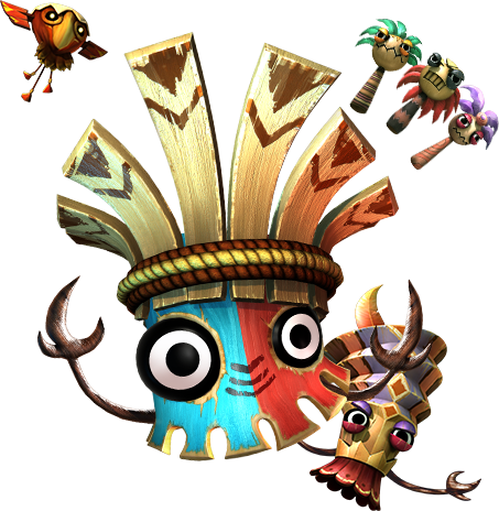 From - Donkey Kong Country Returns Villain (453x464), Png Download