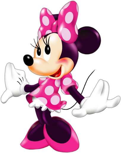 Free Icons Png - Mouse Minnie Png (555x623), Png Download