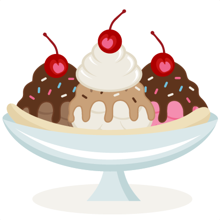 Large Ice Cream Sundae With Sprinkles Png - Ice Cream Sundae Png (432x432), Png Download