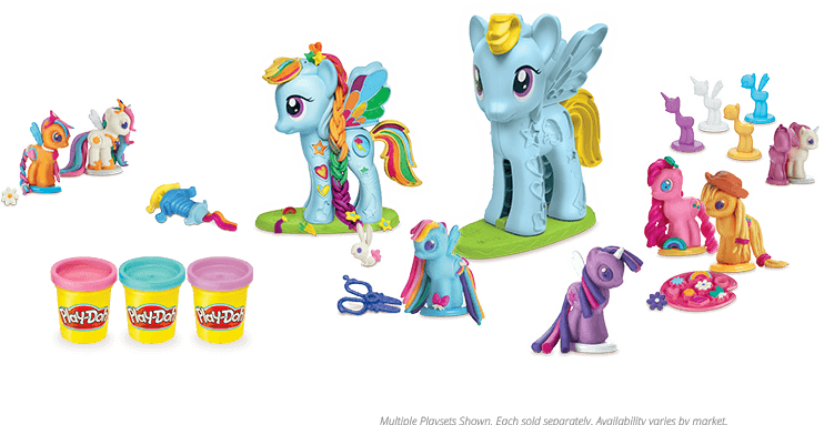 Headerimg - Hasbro Pd My Little Pony Rainbow M?enspa? Toys/spielzeug (742x383), Png Download