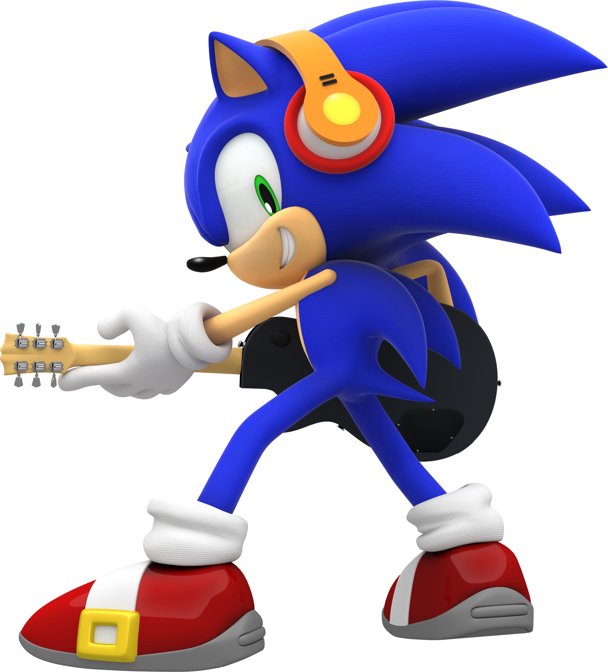 View Samegoogleiqdbsaucenao Passion And Pride , - Sonic With A Guitar (1948x2153), Png Download