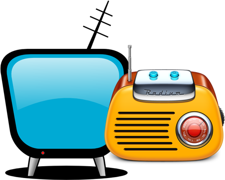 Usage - Tv And Radio Png (530x370), Png Download