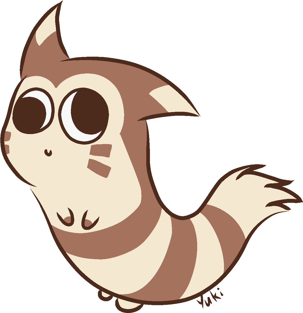 Drawn Squirrel Super - Draw Furret (1500x1500), Png Download
