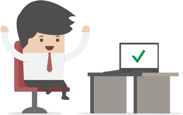 Registro-correcto - Vector Graphics (695x496), Png Download