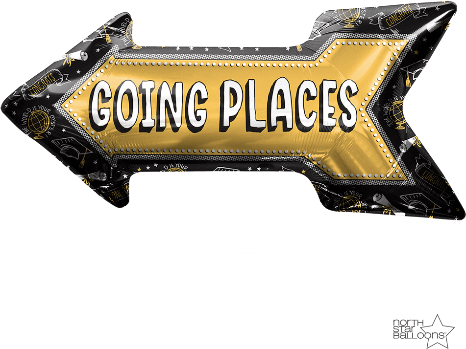 Going Places Arrow 36 In* (1000x1000), Png Download