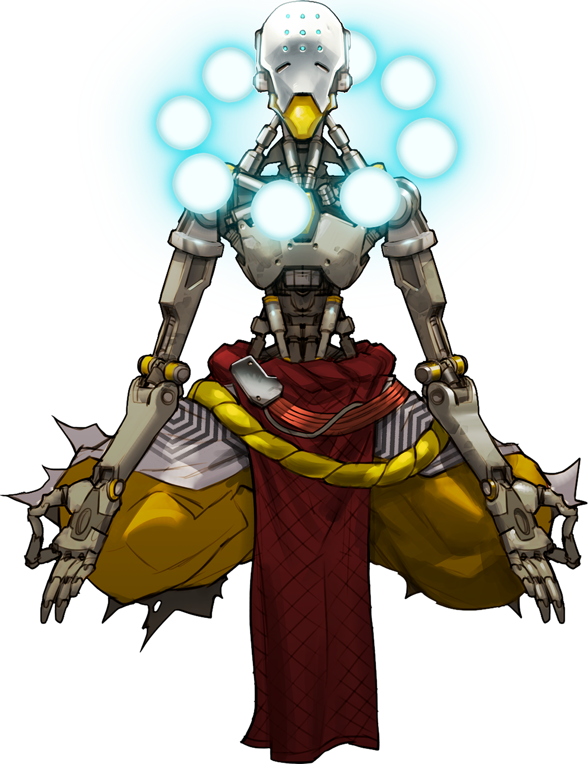 Overwatch Zenyatta (1155x1500), Png Download