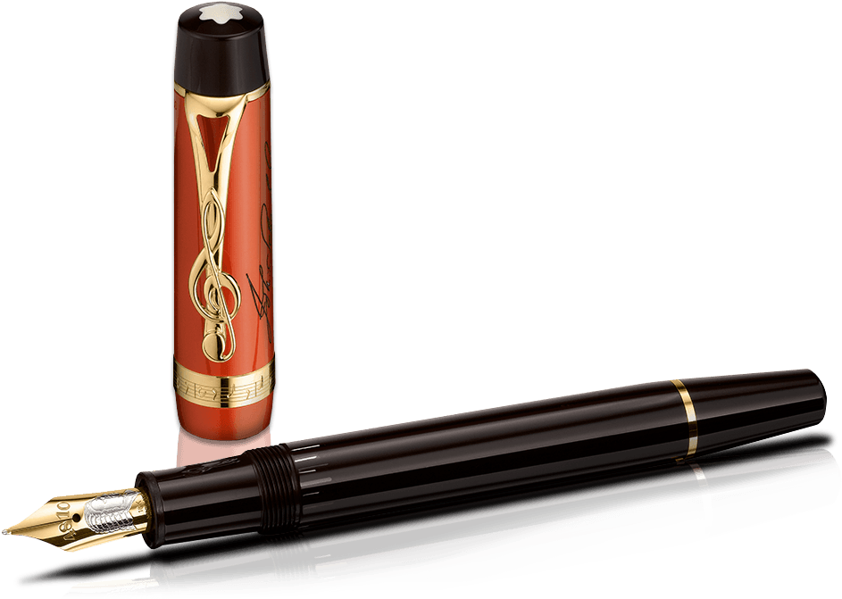 Johann Sebastian Bach Donation - Mont Blanc Music Pen (1280x720), Png Download
