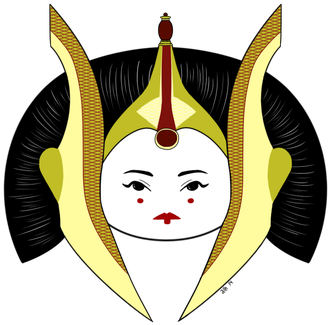Clipart Transparent Naberrie On Females Of Star Wars - Star Wars (389x350), Png Download