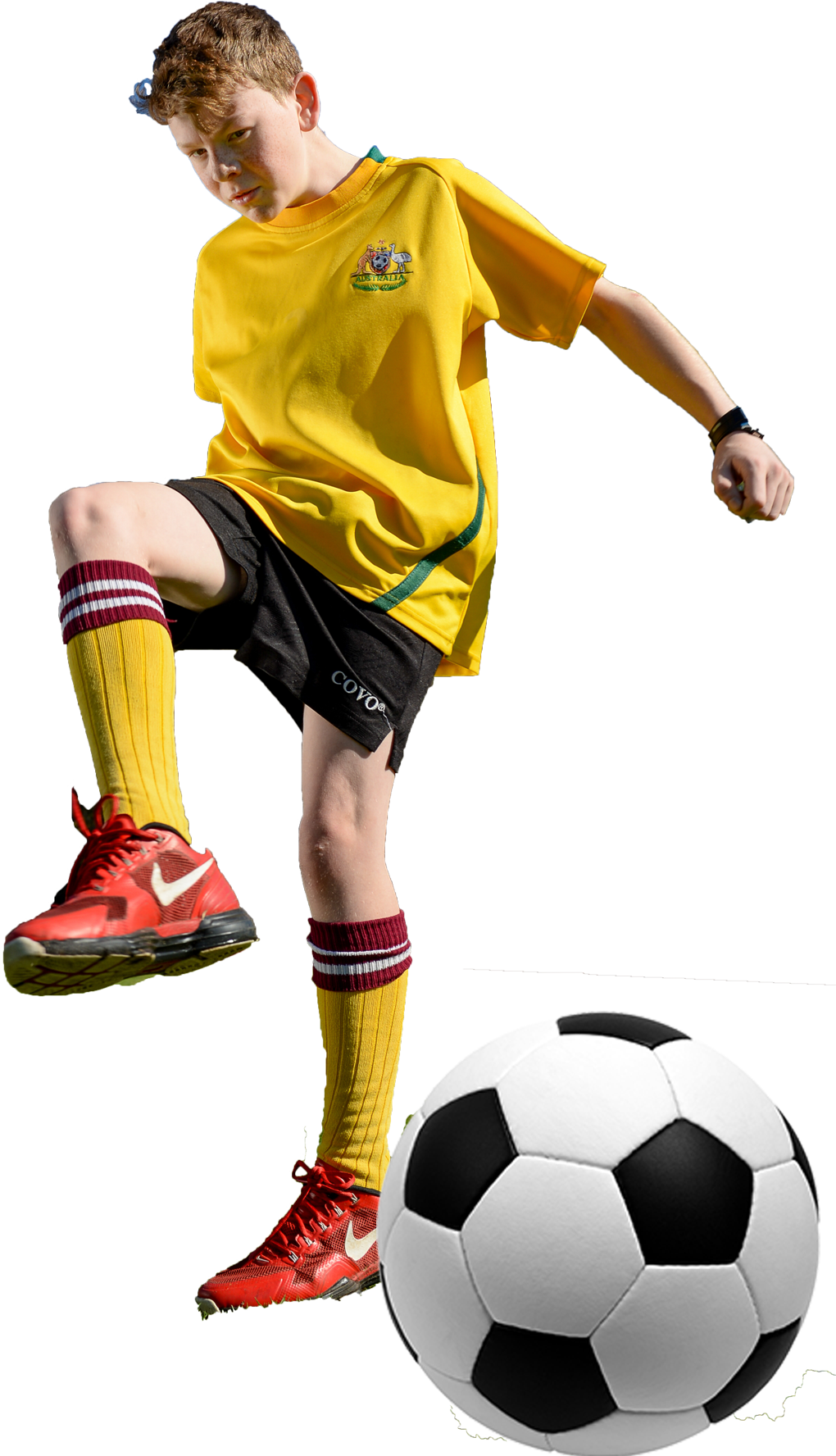 Soccer Pass - Football Junior Player Png (1200x1800), Png Download