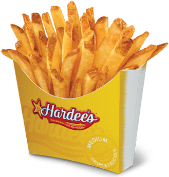 Skin On Fries - Hardees Combo Meal (350x350), Png Download
