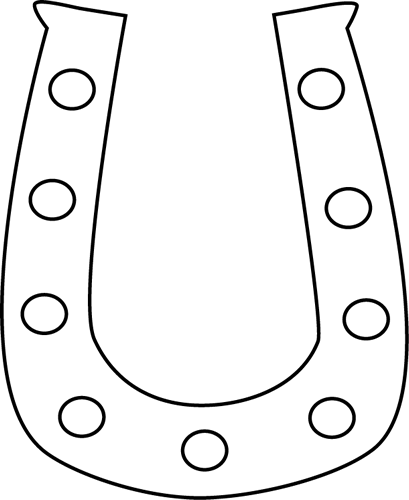 Jpg Freeuse Clip Art Image - Horseshoe Png White (409x500), Png Download