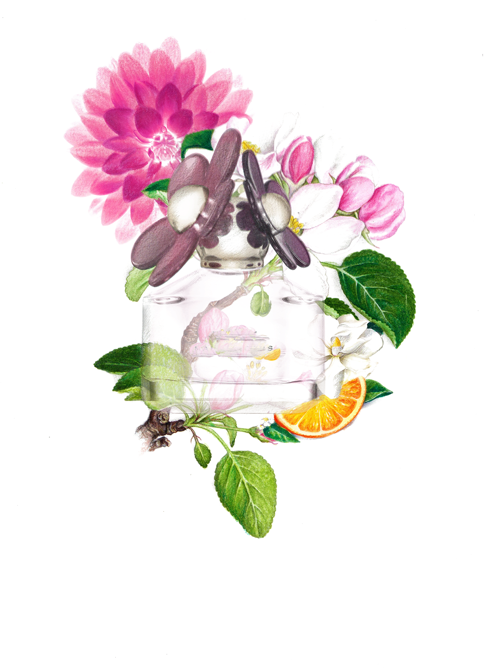 Image Library Library Chanel No Watercolor Painting - Flower Dior Png (1200x1469), Png Download