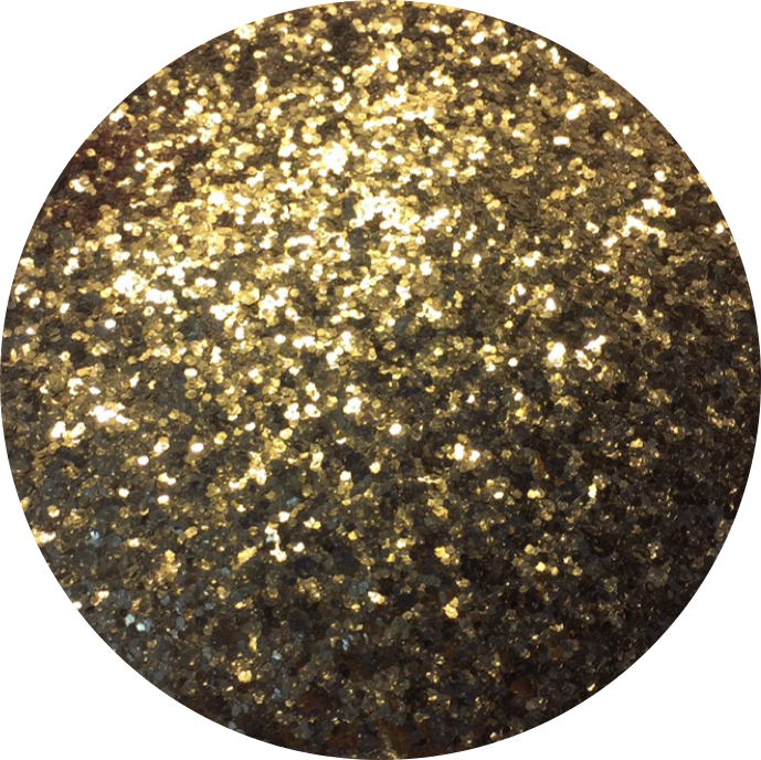 Glitter Ball Round Circle Confetti Gold Shiny Sparkle (689x688), Png Download