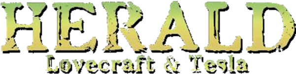 Lovecraft And Tesla - Calligraphy (600x257), Png Download