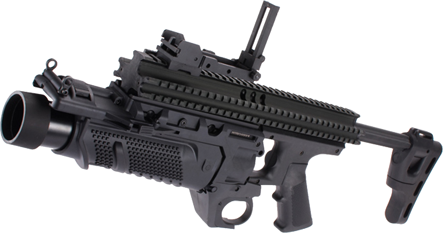 Grenade Launcher Png Image - Grenade Gun Png (1421x749), Png Download