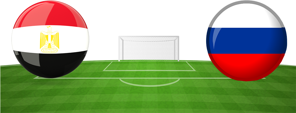 Russia Vs Egypt World Cup Png - Soccer-specific Stadium (1000x412), Png Download
