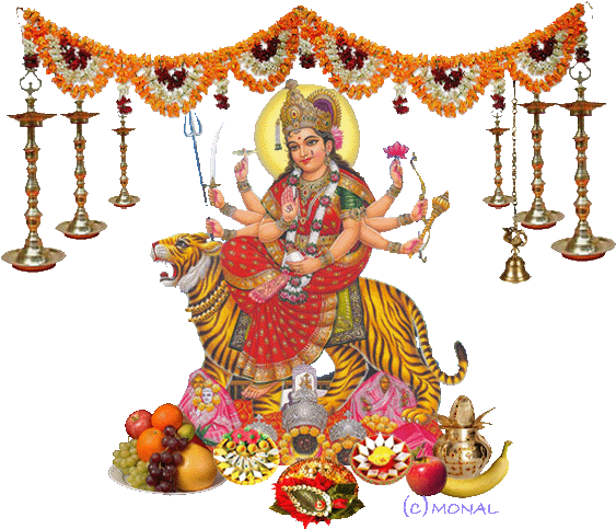 Similar Png's - - Maa Durga Image Hd Png (600x486), Png Download