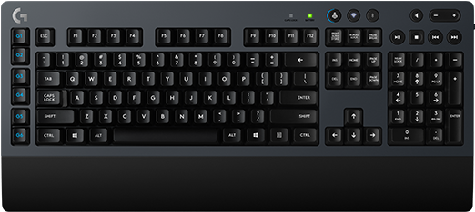 Wireless Mechanical Gaming Keyboard - Logitech G613 Wireless Mechanical Gaming Keyboard (521x342), Png Download